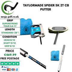 Taylormade Spider 5K ZT CB Putter / 38"