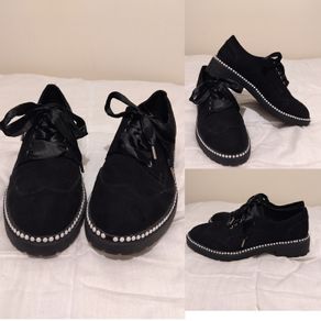 Black Suede Shoes, New