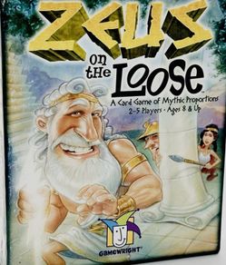 Zeus on the loose - card game