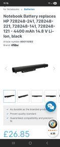 hp new battery
