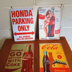 decor metal signs