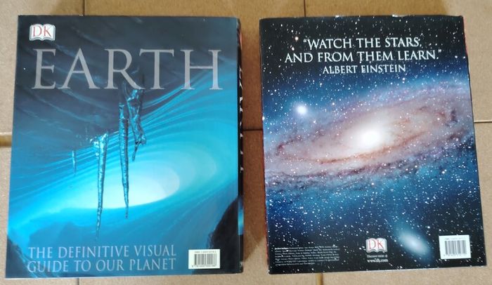 DK Universe & Earth Hardcover Bundle  Large Definitive Visual Guides