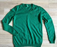 Benetton wool mix jumper 7-8y