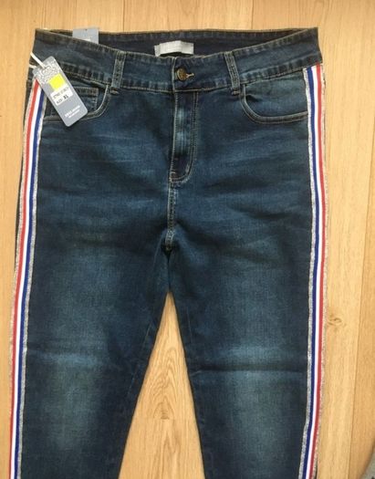 Melbourne designer denim cotton jeans 34 waist elasticated and 27 inch leg new with tags FREE STANDARD POSTAGE INCLUDED