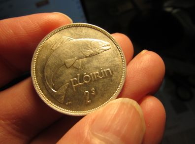Irish 1940 Silver Florin.A/Uncirculated Condition.