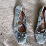 Denim flat shoes Image 3