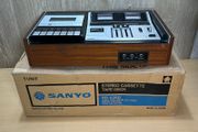 SANYO RD-4260 Stereo Cassette Deck Metallic Dolby - Boxed