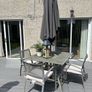 Patio table with Parasol and 4 chairs Image 3
