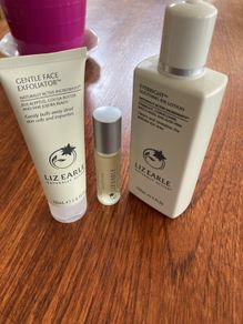 Offers Please : Liz  Earle 3 piece - Soothing Eye Cream, Exfoliator and Superskin Concentrate for night