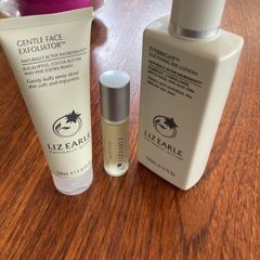 Offers Please : Liz  Earle 3 piece - Soothing Eye Cream, Exfoliator and Superskin Concentrate for night