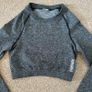 Grey Gymshark long sleeve top size S Image 2