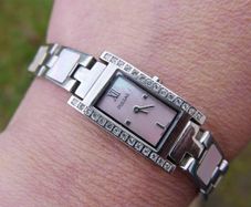 Pulsar 1N00-X150 Ladies St/Steel Quartz Watch, Articulated Bracelet, New Battery (like New)