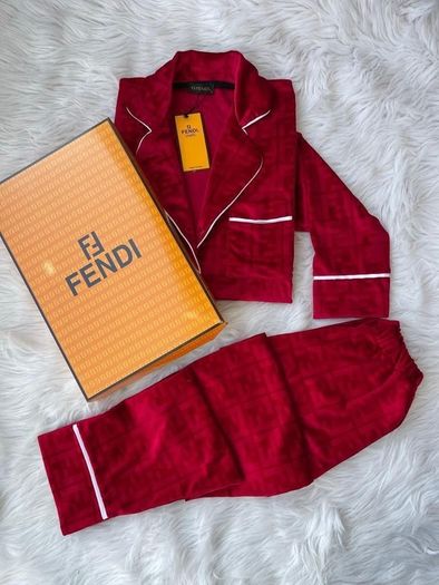 Burgundy Velvet Pyjamas