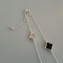NECKLACE - Silver and Black Image 3