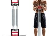 Tummy Trimmer Hand Gripper Chest Expander COVVY 3 in 1 Pull-up Bars Spring Exerciser Elastic Sit Up Pull Rope Home Fitness Equipment