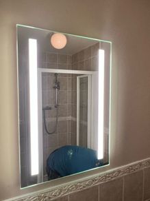 Mirror with LED 70x50cm