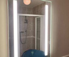 Mirror with LED 70x50cm