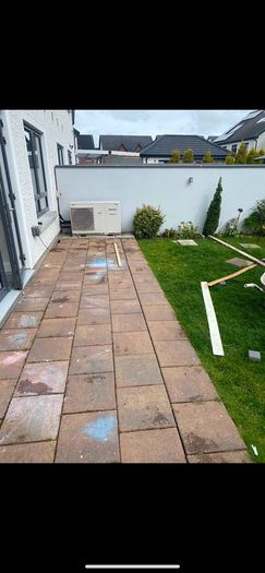 Paving 80 slabs