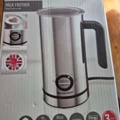 Silvercrest 4 in 1- Stainless Steel- Milk Frother- Boxed- Used once- Excellent condition- Collection only- Dublin 6