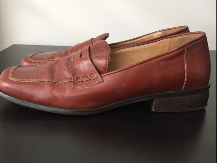 Women's real leather white Tamaris EUR39 and brown leather flat shoes loafers moccasins size EUR40