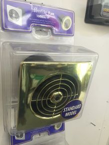 4" Brass Effect Fans Standard