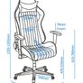 Alphason Senna Chair - Black And White Image 6