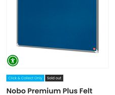 Nobo premium felt large notice board