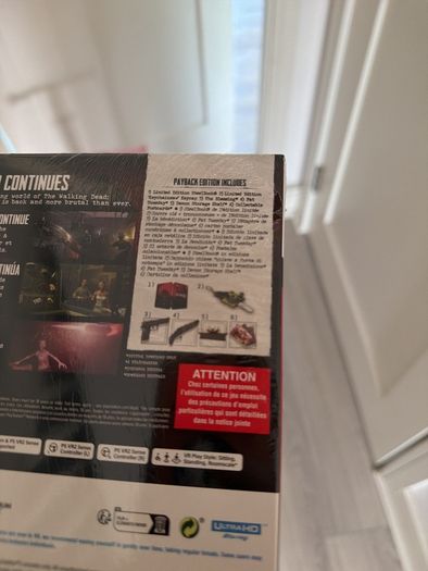 Ps5 sealed the walking dead payback edition