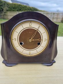 Smith Art deco bekelit clock