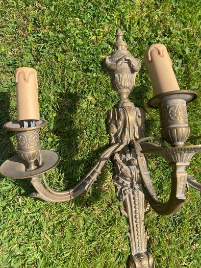Wall lights Antique Guilt Pair