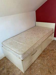Single Bed Frame with Storage