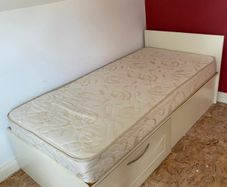 Single Bed Frame with Storage