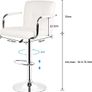 Set Of 4 Bar Stools Bar Stool Computer Swivel Chair Foot Rest Bar Stool Image 4