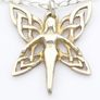 St Justin Sterling Silver Fairy Necklace In Original Box Image 2