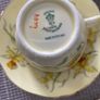 Tea Set vintage China Daffodil pale yellow Image 7