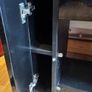Black Gloss TV Unit / Storage Cabinet table Image 2