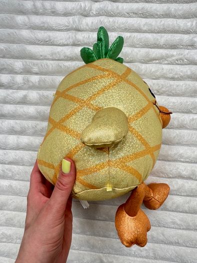 Moriah Elizabeth Sparkle Georgie Pineapple Duck Plush Soft approx. 10" Used Please see photos