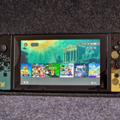 Modded Nintendo Switch V2 Zelda Edition Perfect Condition