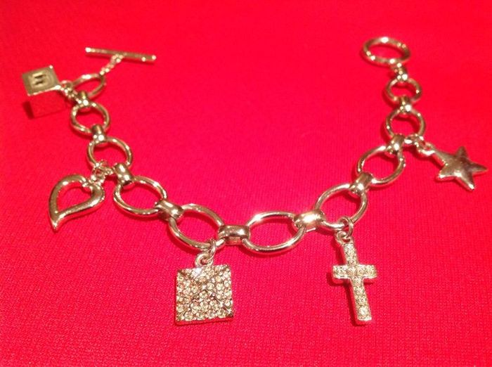 T Bar Charm Bracelet