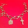 T Bar Charm Bracelet Image 5