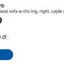 Sofa IKEA LANGARYD Lounge with Left chaise Image 8