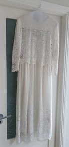 WAREHOUSE boho cotton & silk midi Sz 12