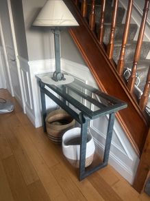 Hall table and matching lamp