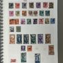 Collections. Starter collection with used stamps in Blue 22-ring binder with countries from Anguilla to Japan. Includes 56 images. Image 2