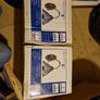2 x American Diner Antique Brass Wall Light Image 2