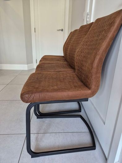 4 Tan Dining Chairs