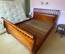Solid wood King Bedframe
