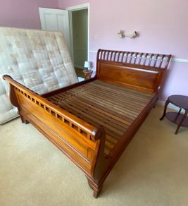 Solid wood King Bedframe