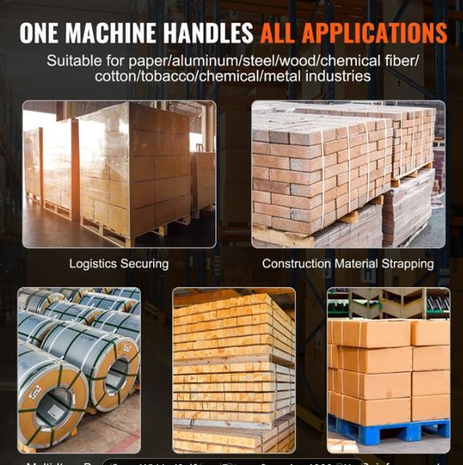 Automatic Electric Strapping Machine for PP and PET Straps