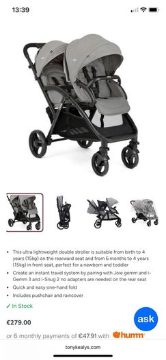 Double buggy